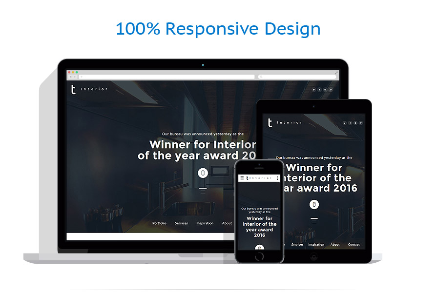 Sablon responsive de | Design Interior & Mobila
 | ID: 2763