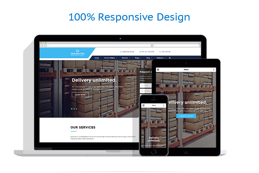 Sablon responsive de | Transport
 | ID: 2783