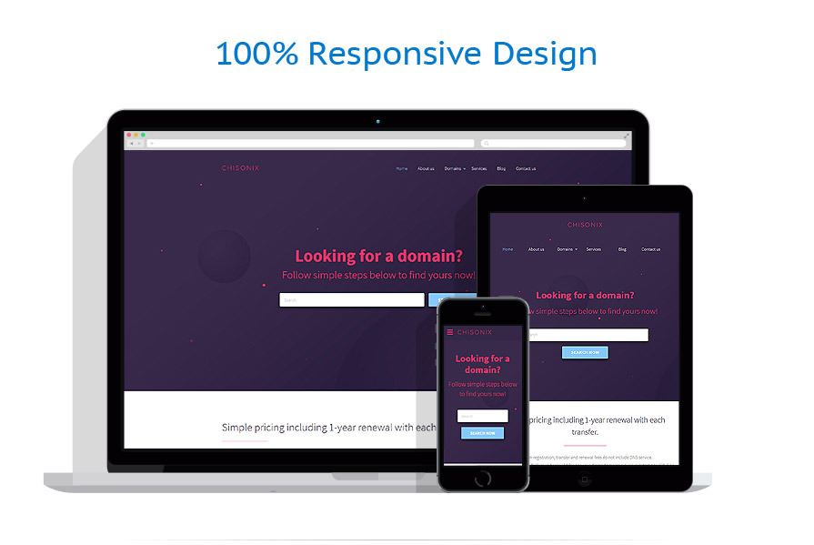 Sablon responsive de | Internet
 | ID: 2789