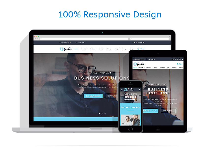 Sablon responsive de | Business
 | ID: 2799