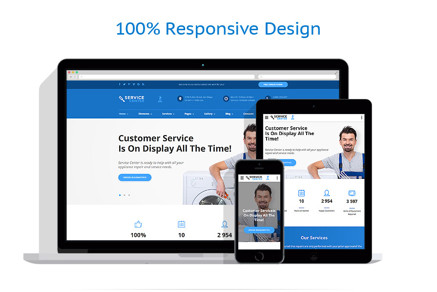 Sablon responsive de | Servicii Mentenanta
 | ID: 2803