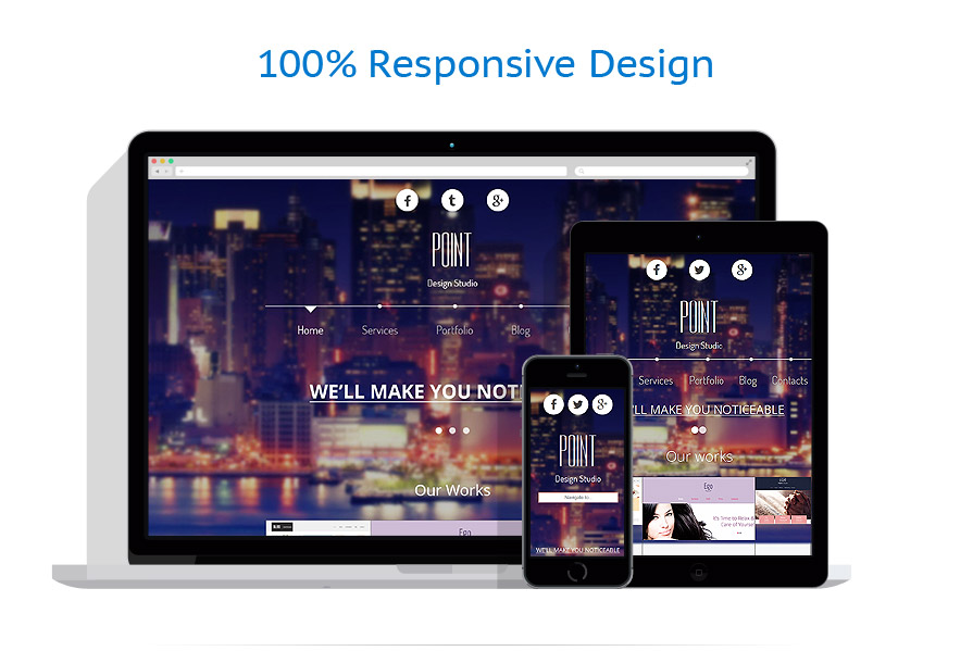 Sablon responsive de | Web design
 | ID: 2987