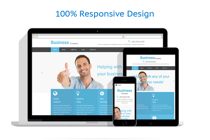 Sablon responsive de | Business
 | ID: 2992