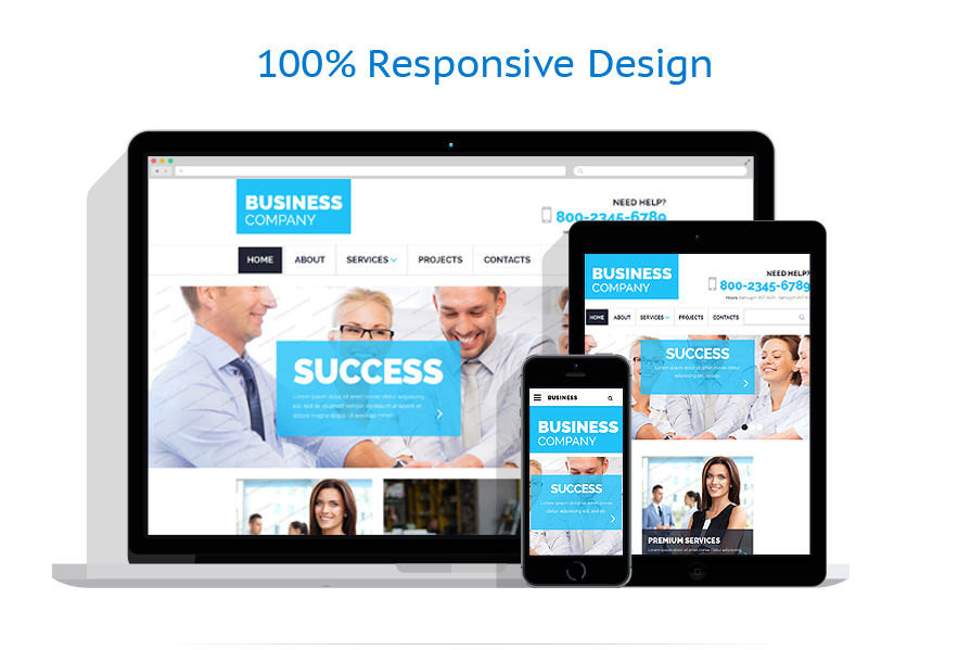 Sablon responsive de | Business
 | ID: 2993