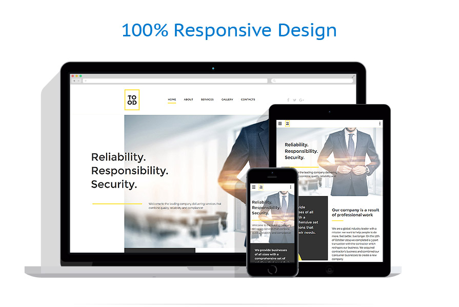 Sablon responsive de | Business
 | ID: 3008