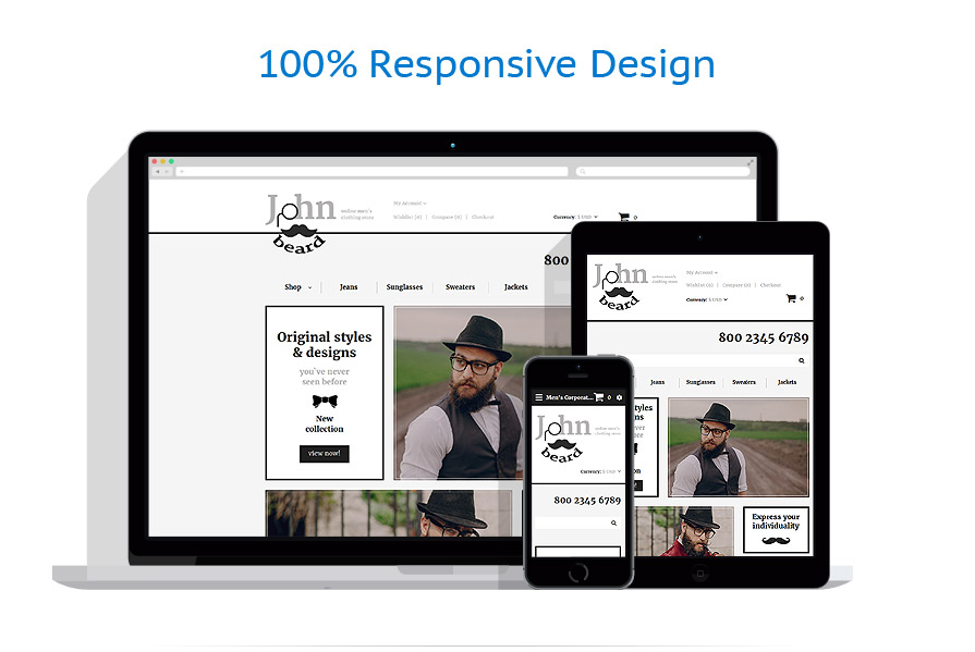 Sablon responsive de | Moda
 | ID: 3012