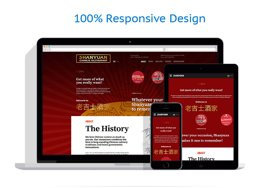 Sablon responsive de | Cafenele & Restaurante
 | ID: 3033