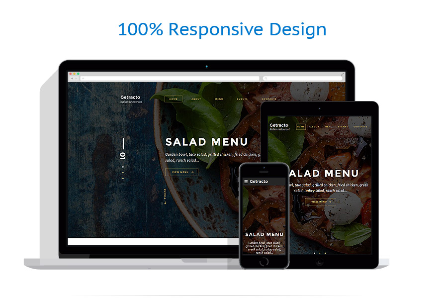 Sablon responsive de | Cafenele & Restaurante
 | ID: 3040