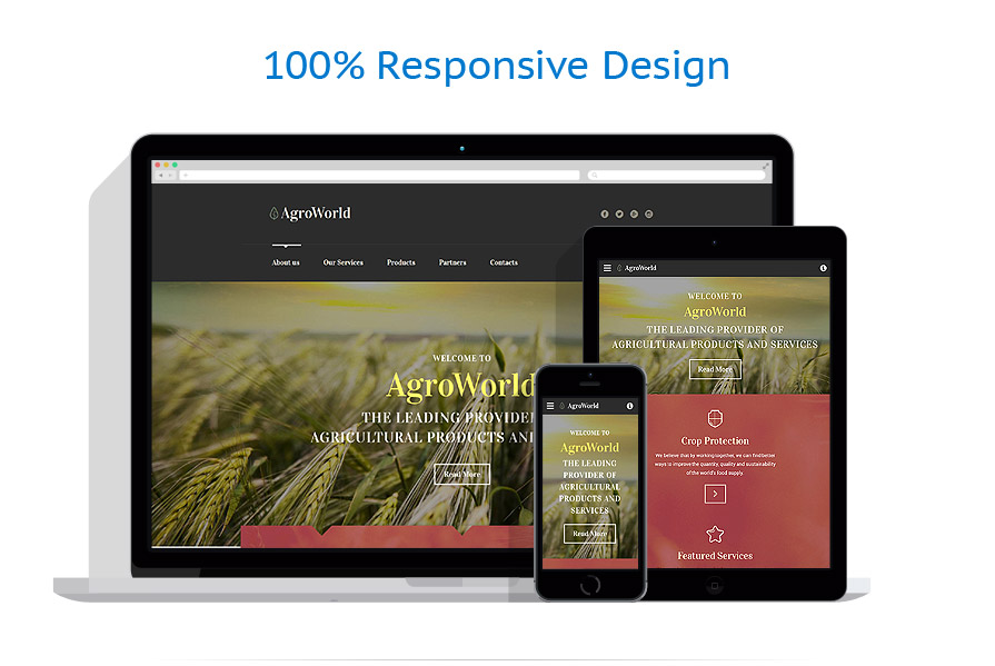 Sablon responsive de | Agricultura
 | ID: 3042