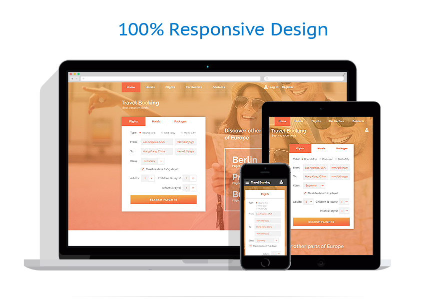 Sablon responsive de | Calatorii
 | ID: 3048