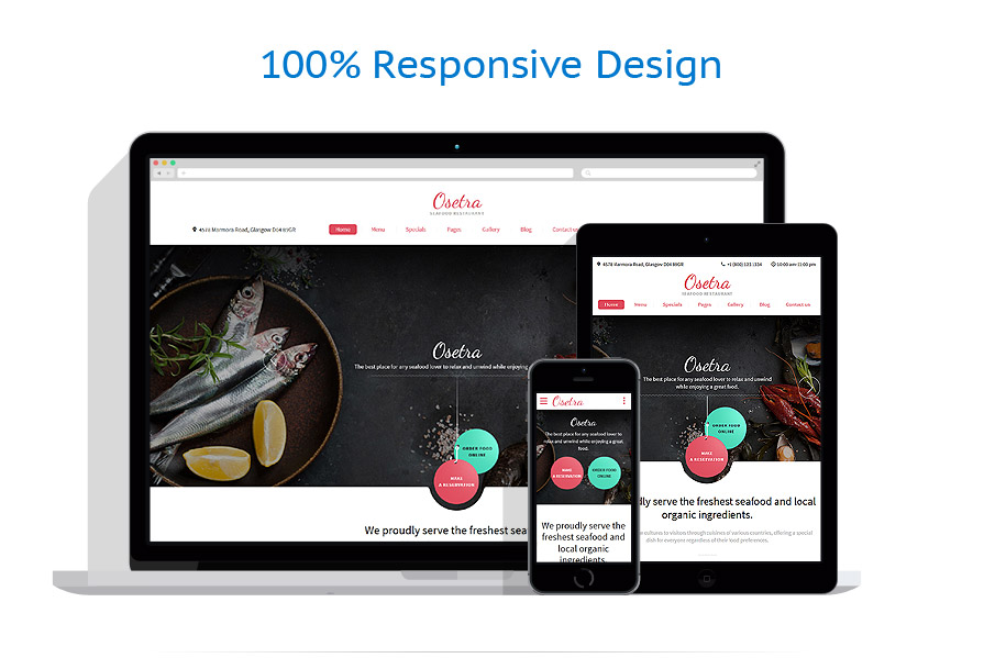 Sablon responsive de | Cafenele & Restaurante
 | ID: 3054