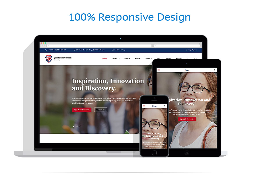 Sablon responsive de | Educatie
 | ID: 3058