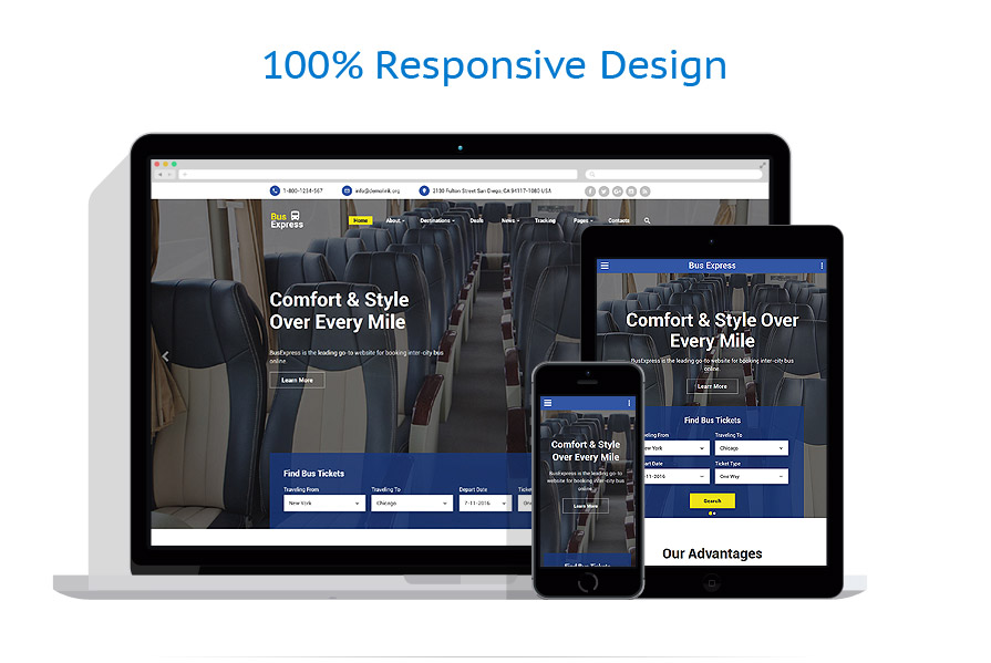 Sablon responsive de | Transport
 | ID: 3078