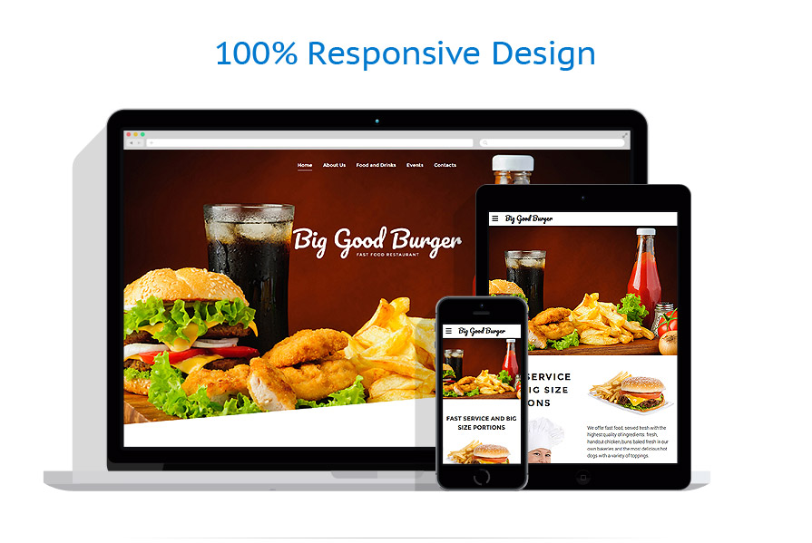 Sablon responsive de | Cafenele & Restaurante
 | ID: 3105