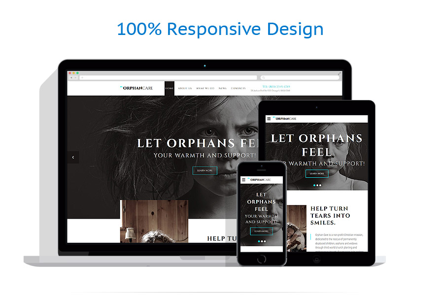 Sablon responsive de | Caritate
 | ID: 3109