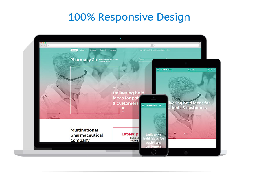 Sablon responsive de | Medical
 | ID: 3130