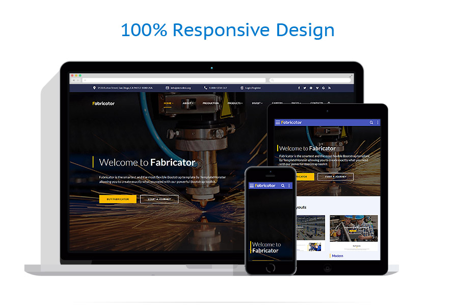 Sablon responsive de | Industrial
 | ID: 3136