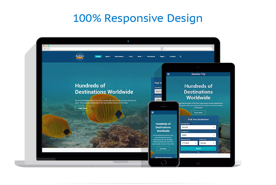 Sablon responsive de | Calatorii
 | ID: 3142