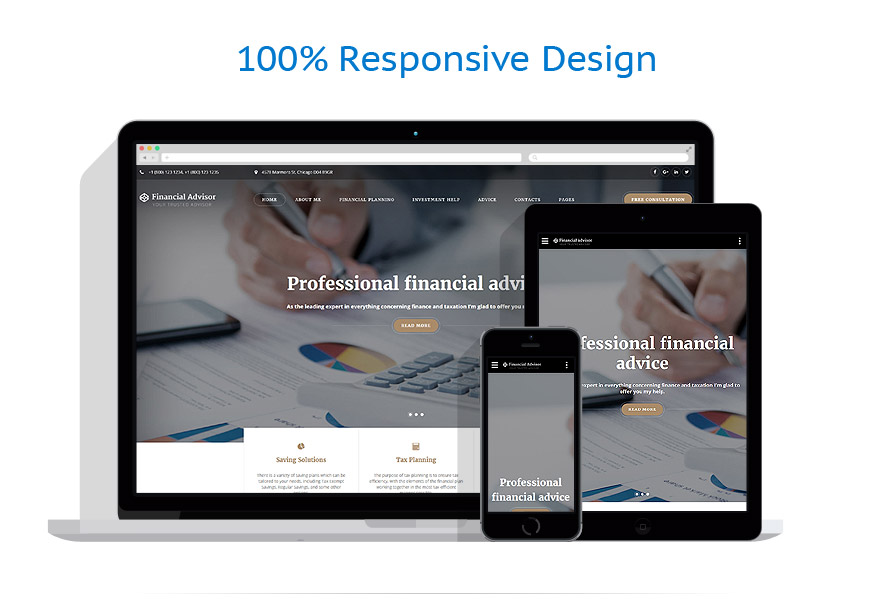 Sablon responsive de | Business
 | ID: 3162