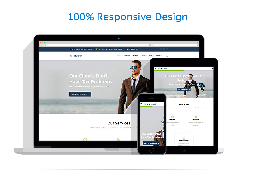 Sablon responsive de | Business
 | ID: 3168