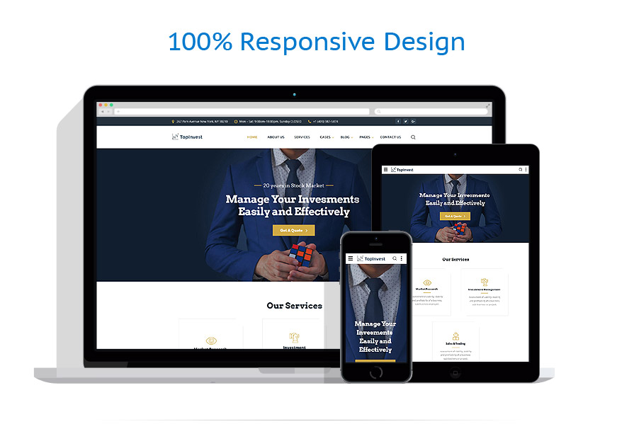 Sablon responsive de | Business
 | ID: 3169