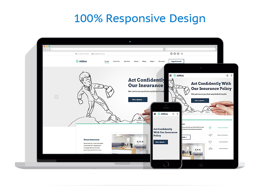 Sablon responsive de | Business
 | ID: 3170