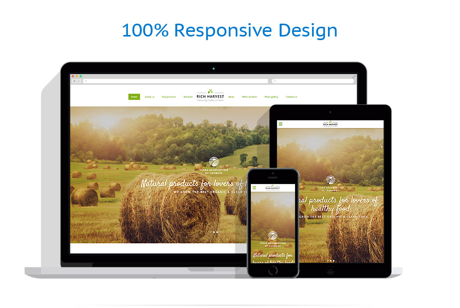 Sablon responsive de | Agricultura
 | ID: 3171