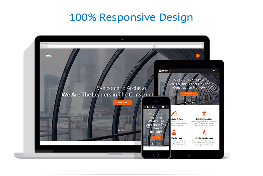 Sablon responsive de | Arhitectura
 | ID: 3208