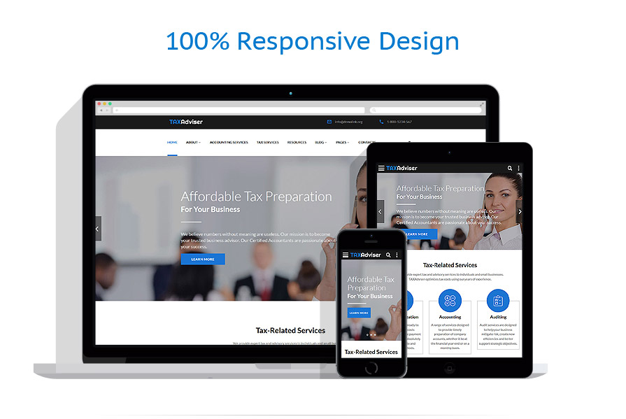 Sablon responsive de | Business
 | ID: 3209