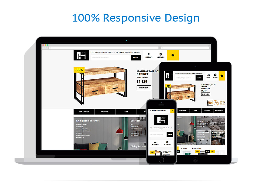 Sablon responsive de | Design Interior & Mobila
 | ID: 3211