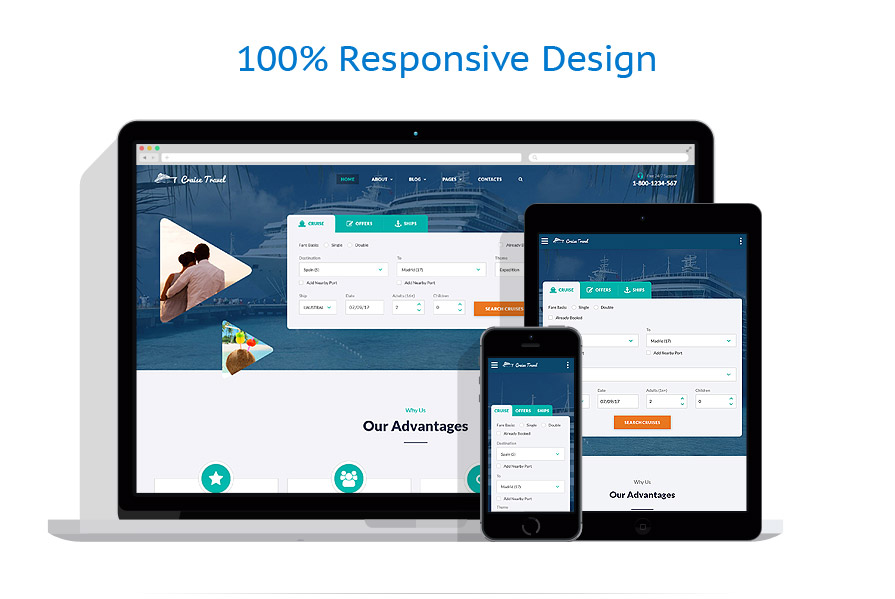 Sablon responsive de | Calatorii
 | ID: 3220