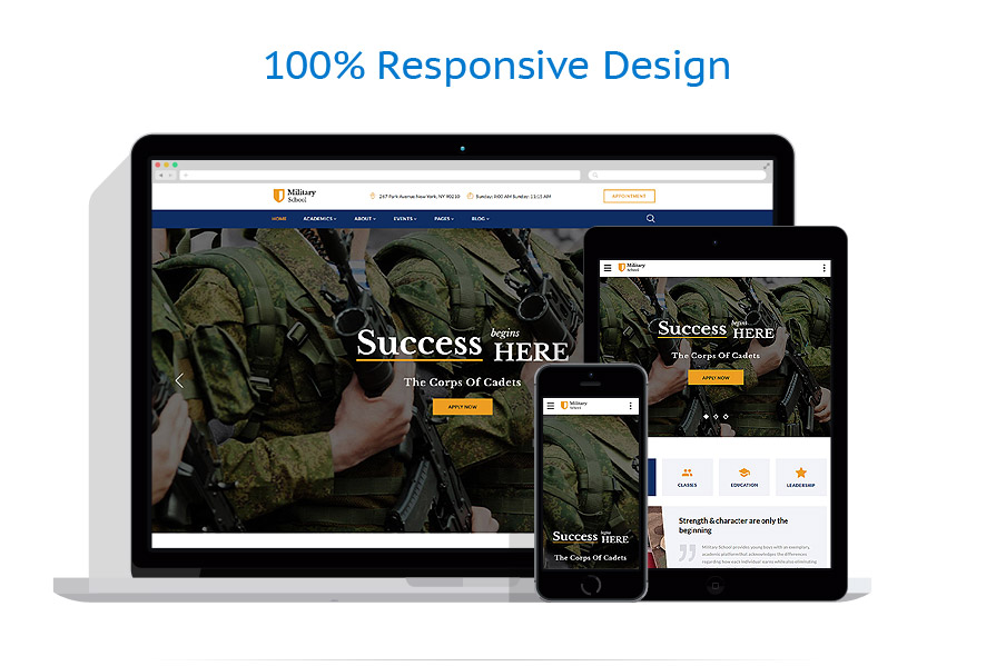 Sablon responsive de | Militar
 | ID: 3228