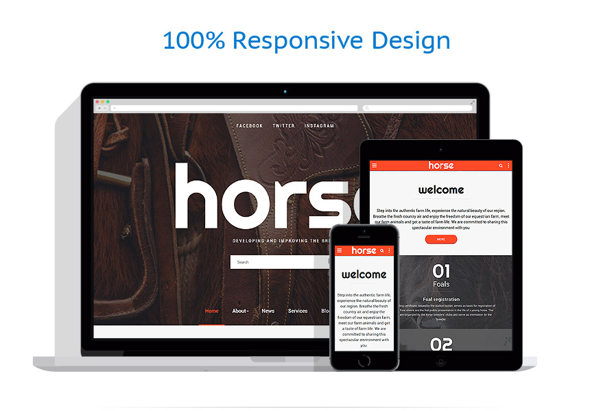 Sablon responsive de | Animale | ID: 3264