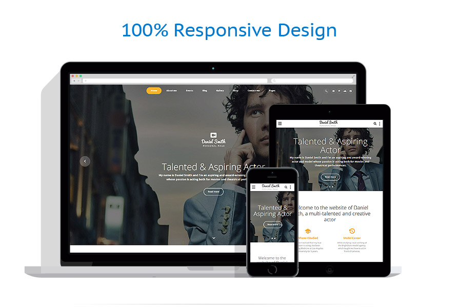 Sablon responsive de | Pagini Personale
 | ID: 3327