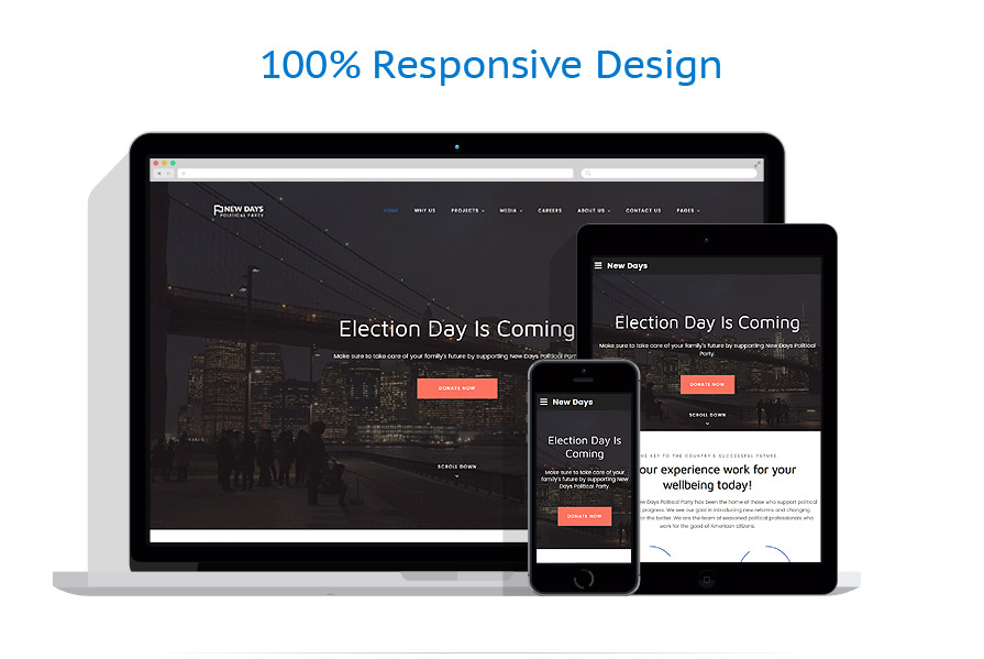 Sablon responsive de | Politic
 | ID: 3330