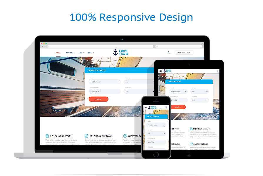 Sablon responsive de | Calatorii
 | ID: 3342