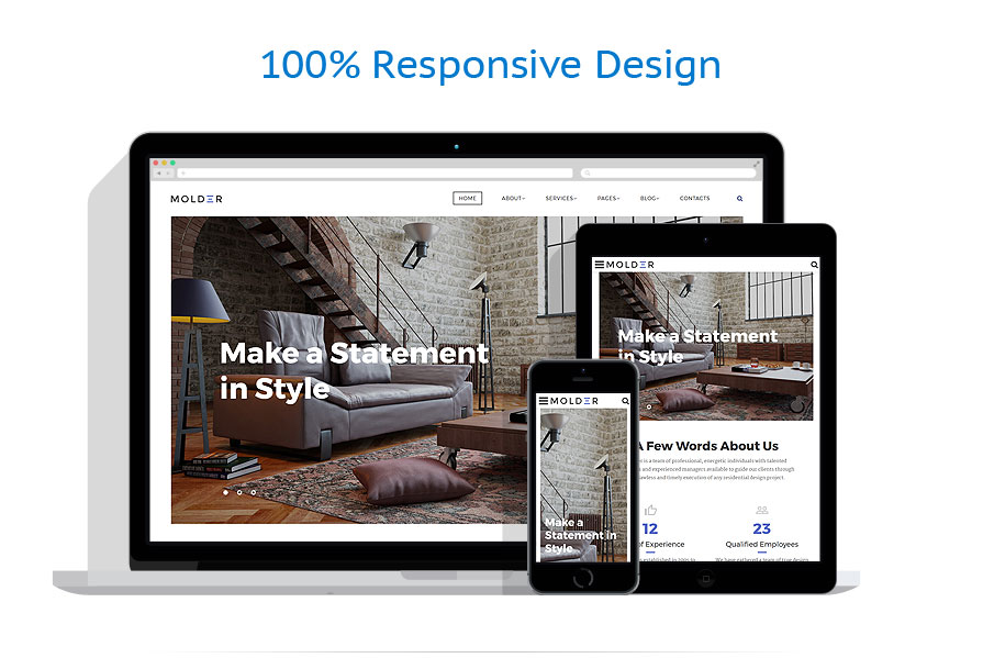 Sablon responsive de | Design Interior & Mobila
 | ID: 3351