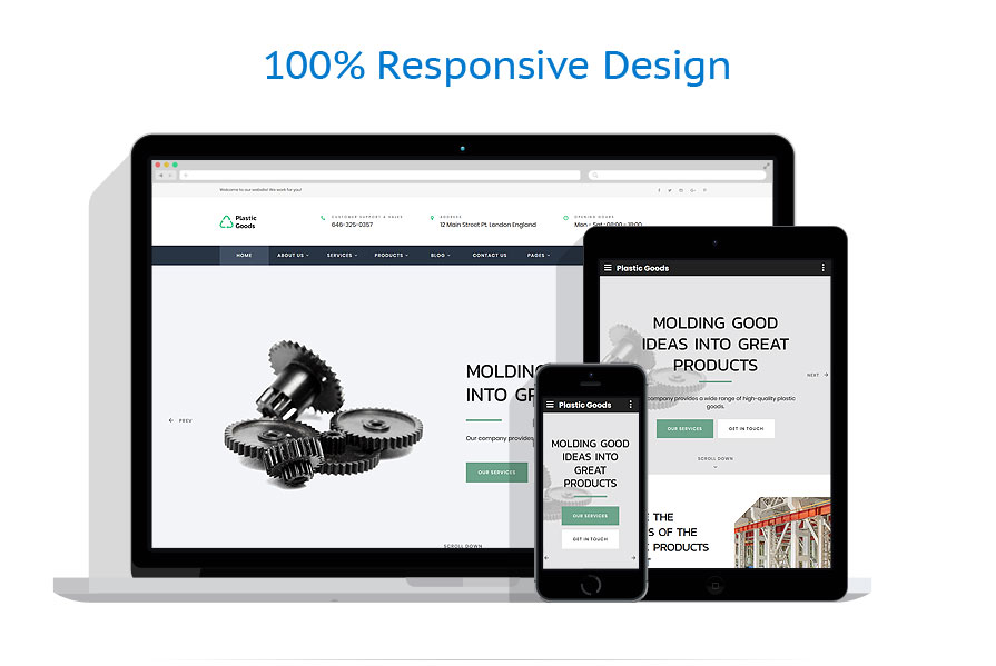  responsive template | Industrial
 | ID: 4367