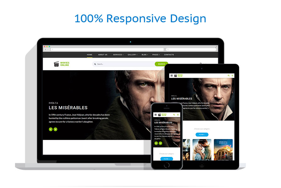 Sablon responsive de | Software
 | ID: 4433