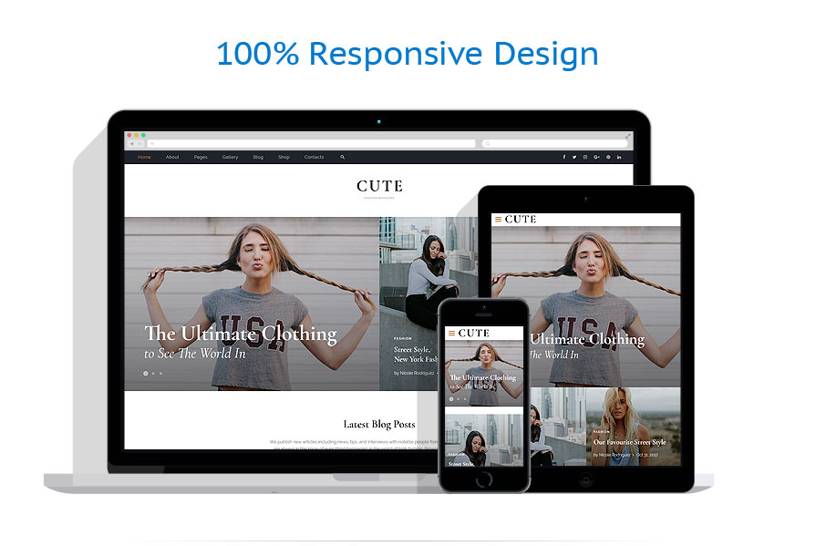 Sablon responsive de | Moda
 | ID: 4469