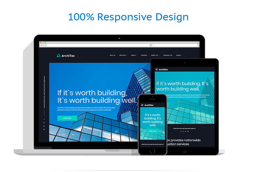 Sablon responsive de | Arhitectura
 | ID: 4521