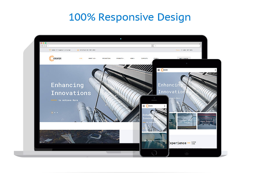  responsive template | Industrial
 | ID: 4547