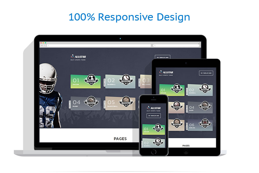 Sablon responsive de | Sport
 | ID: 4555