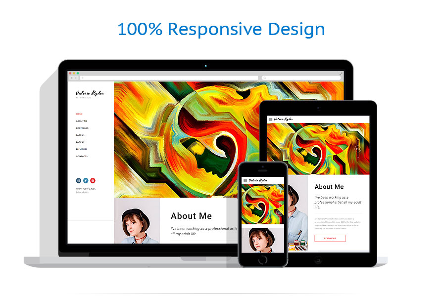 Sablon responsive de | Arta & Fotografie
 | ID: 4563