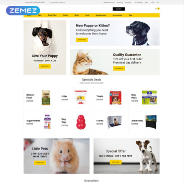  template | Animals & Pets
 | ID: 5590