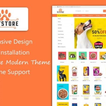  template | Animals & Pets
 | ID: 6704