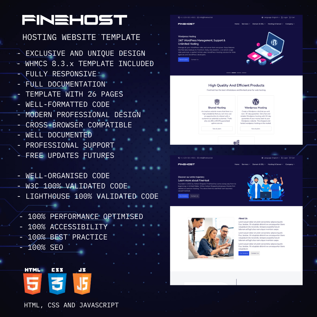  template | Hosting
 | ID: 8051