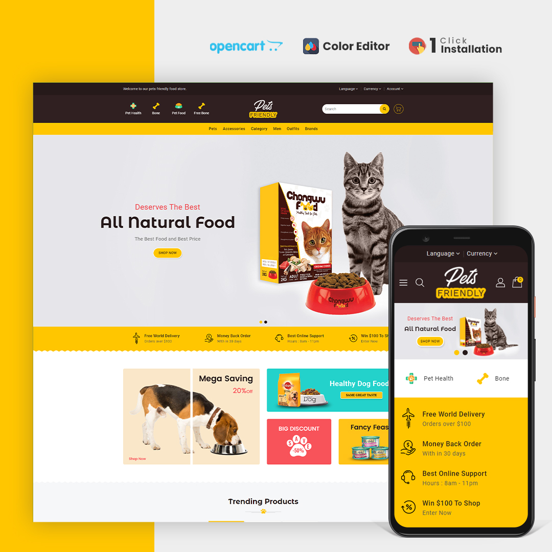  template | Animals & Pets
 | ID: 8072