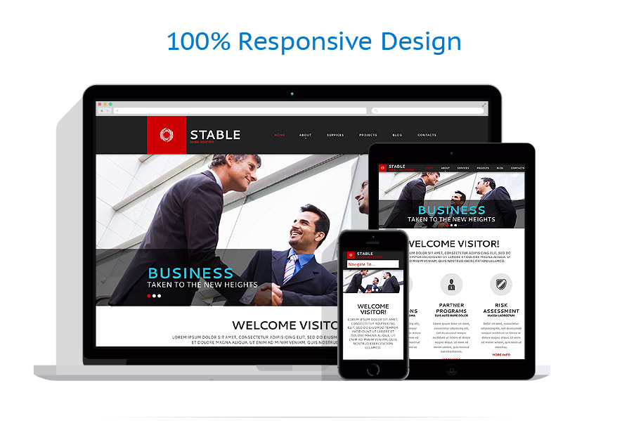 Sablon responsive de | Business
 | ID: 828