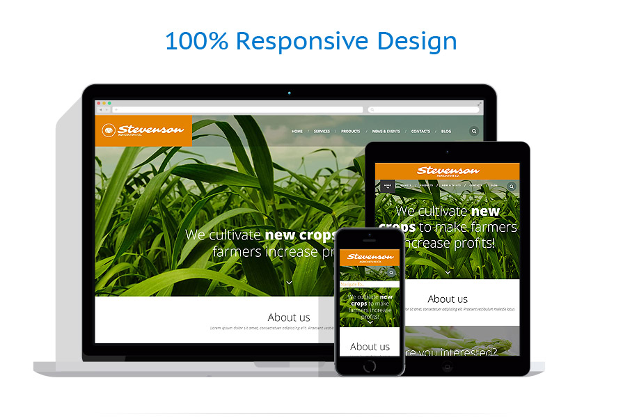 Sablon responsive de | Agricultura
 | ID: 829